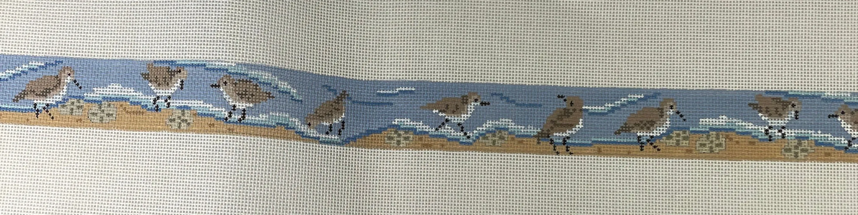 * Susan Roberts Needlepoint 0347 Sandpiper Belt- 18m