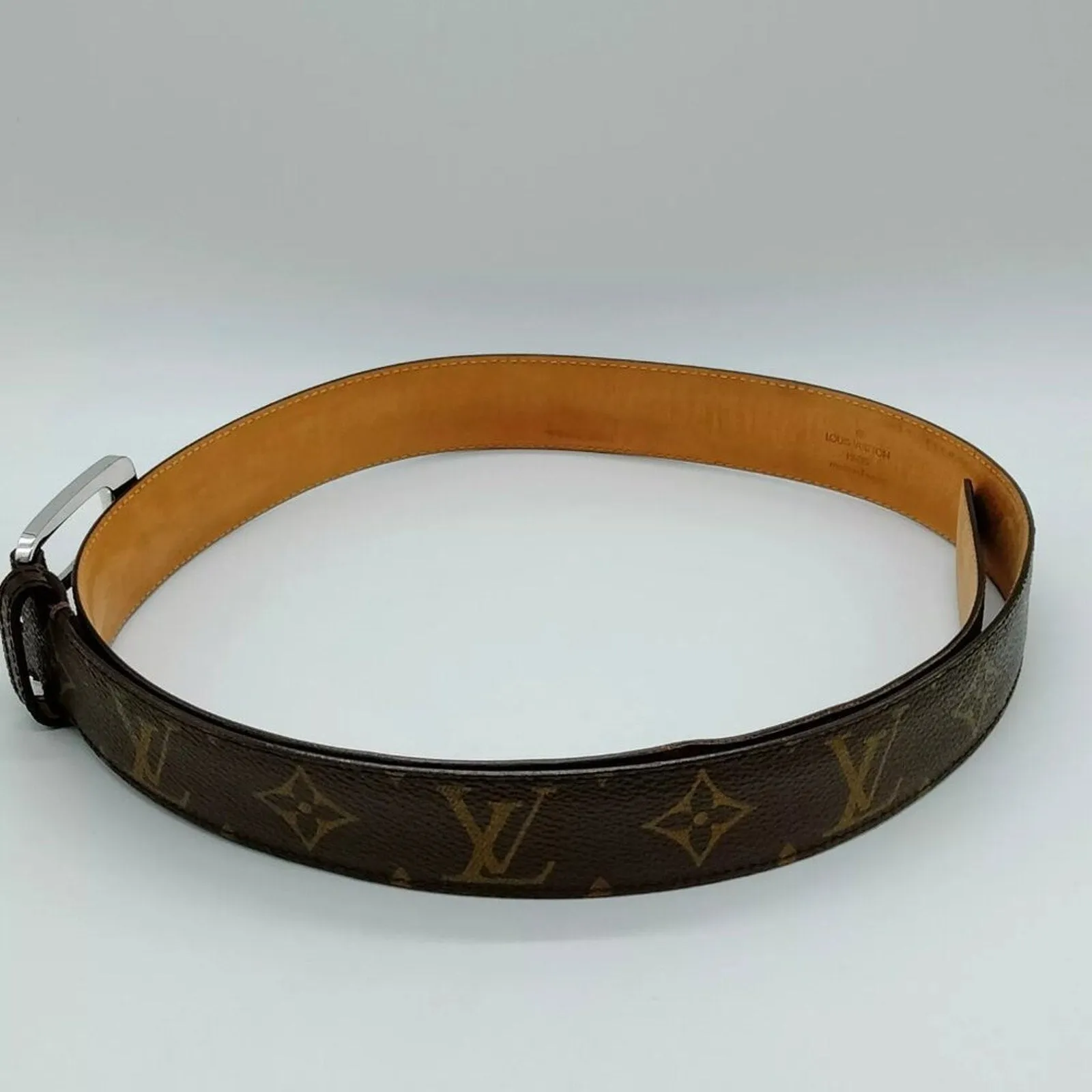 100% Authentic Louis Vuitton Belt Browns Monogram