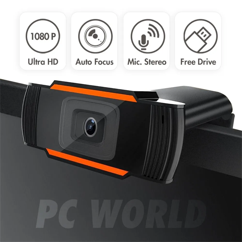 1080P Webcam USB2.0 Computer Network Live Camera Network Camera Free Drive USB Cam Hd Camera