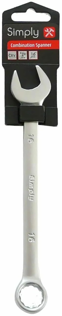 12mm Combination Spanner By Simply Tools - Ring End & Open End