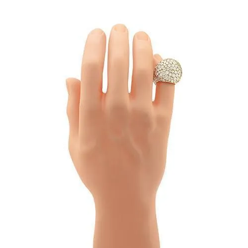 14k Yellow Gold Mens Diamond Ring 15 Ctw