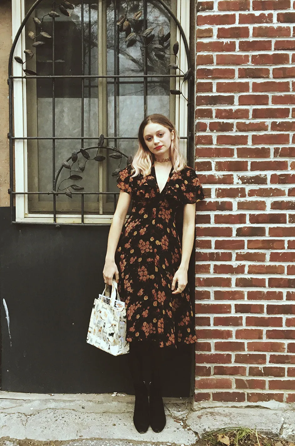 1970s Ossie Clark for Radley Chiffon Dress