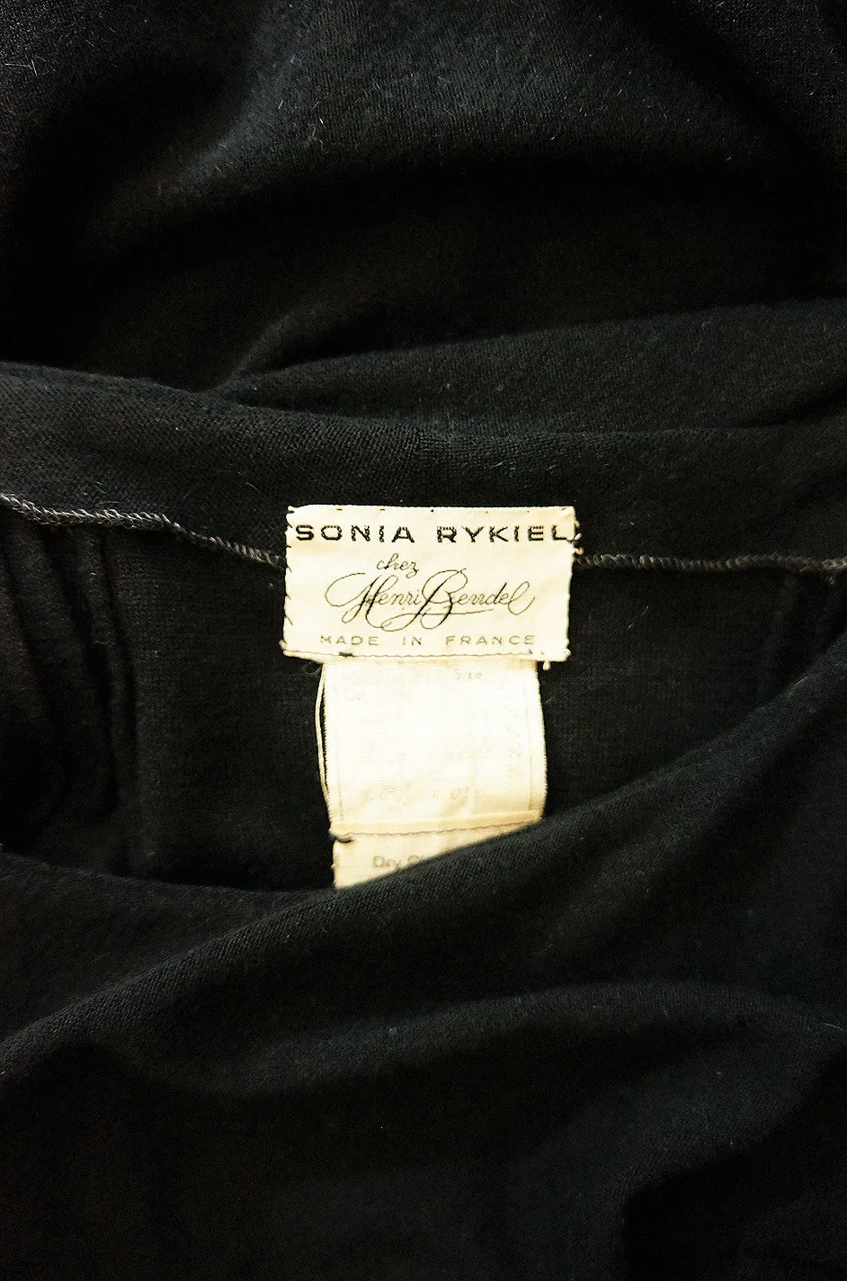 1970s Rare Sonia Rykiel Caped Dress