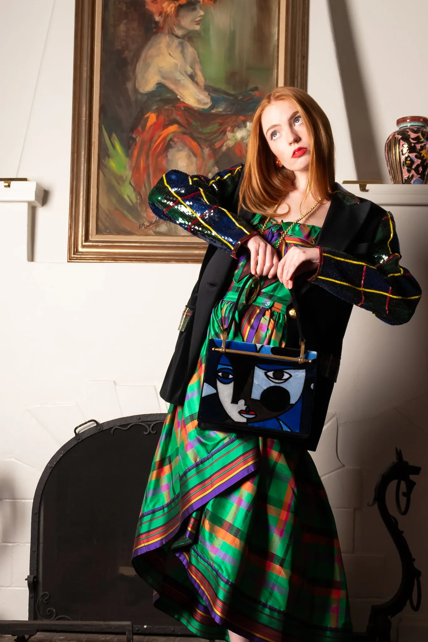 2017 A/W Velvet Face Pionnière Bag