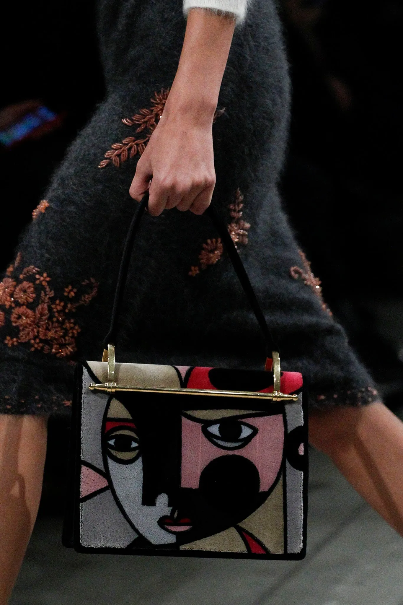 2017 A/W Velvet Face Pionnière Bag