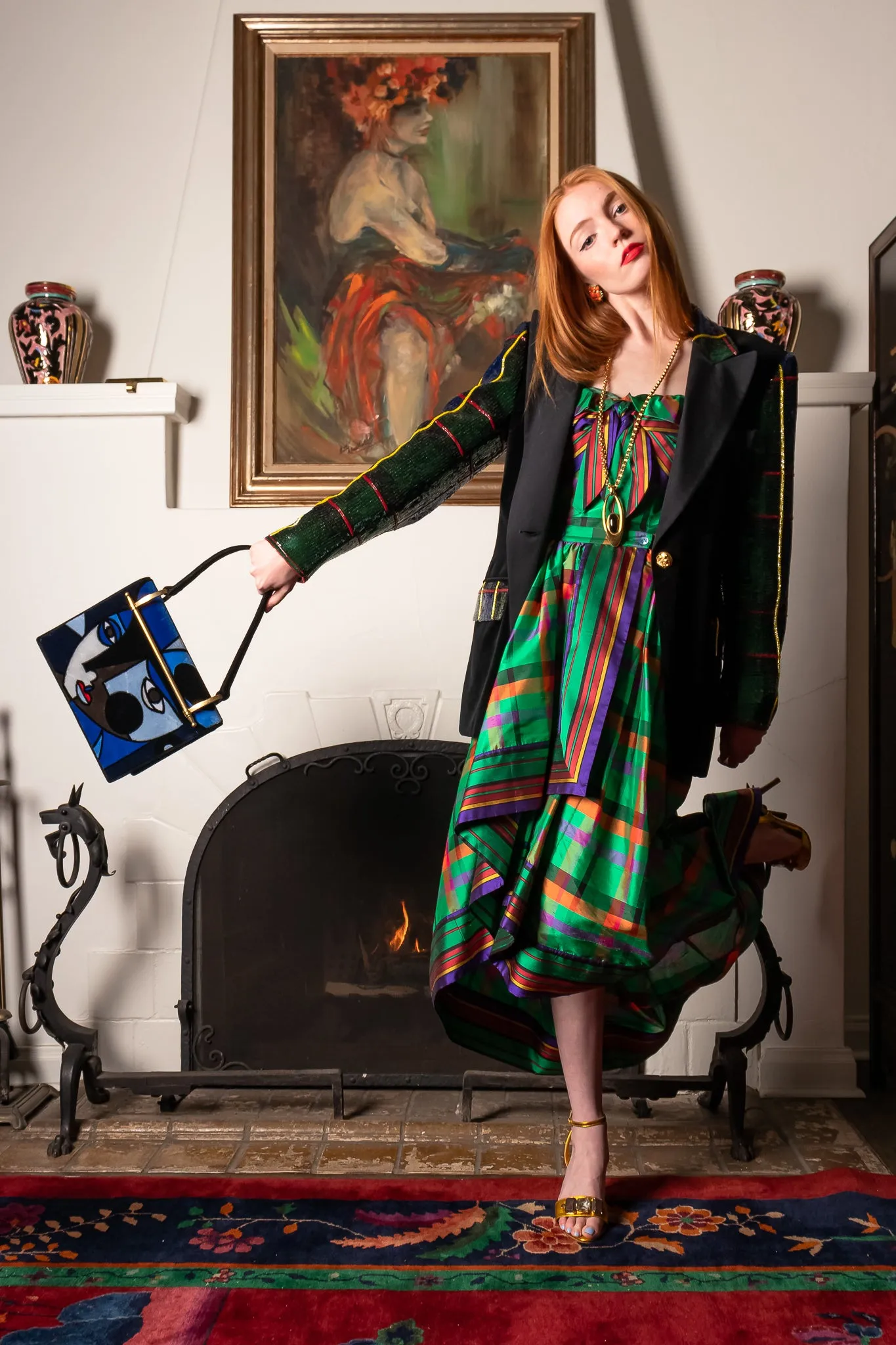 2017 A/W Velvet Face Pionnière Bag