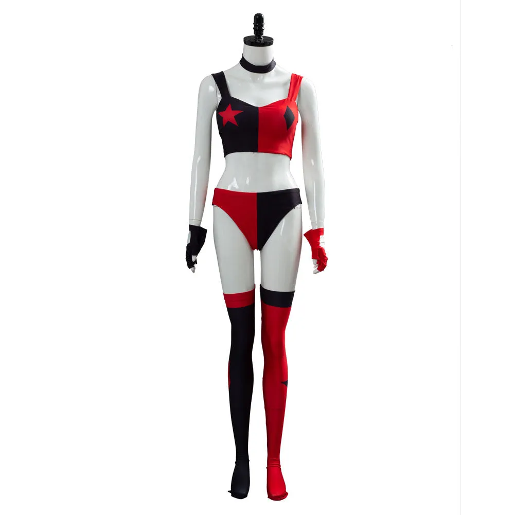 2019 Harley Quinn Cartoon Suit Cosplay Costume