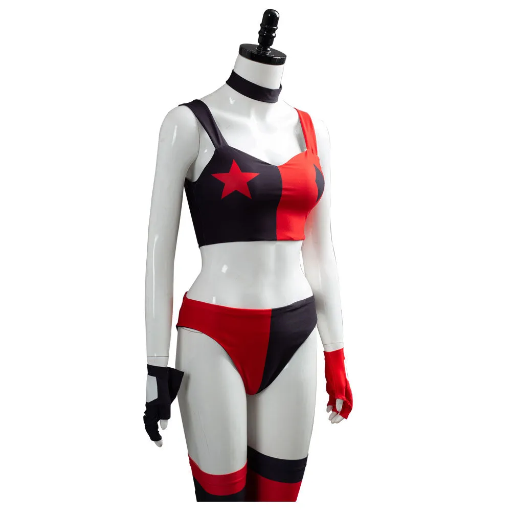 2019 Harley Quinn Cartoon Suit Cosplay Costume
