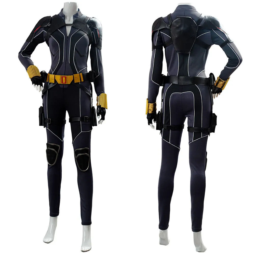 2021 Film Black Widow Jumpsuit Natasha Romanoff Outfit Cosplay Costume