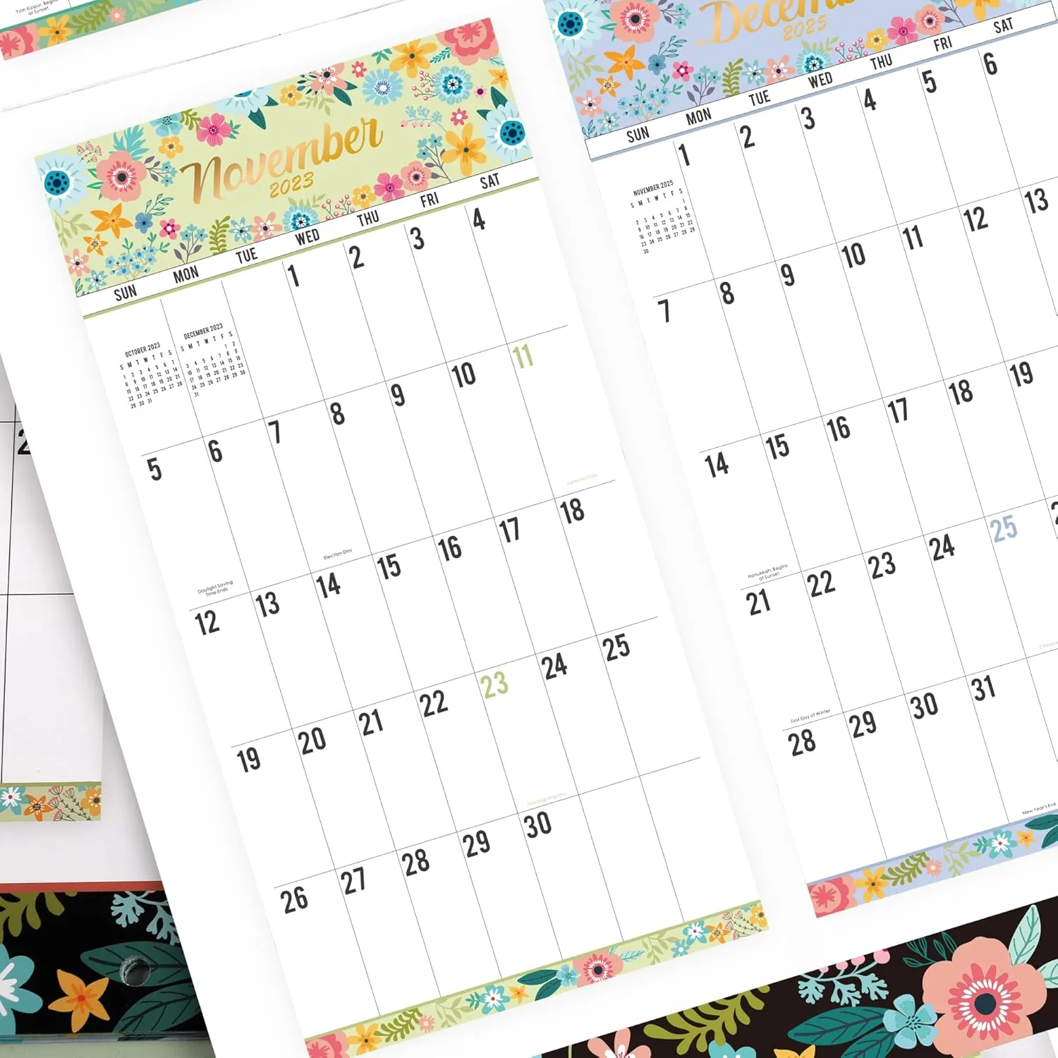 2025 Wall Calendar - 12 Month Large Print Big Grid 12x24 Open (Jan-Dec 2025)