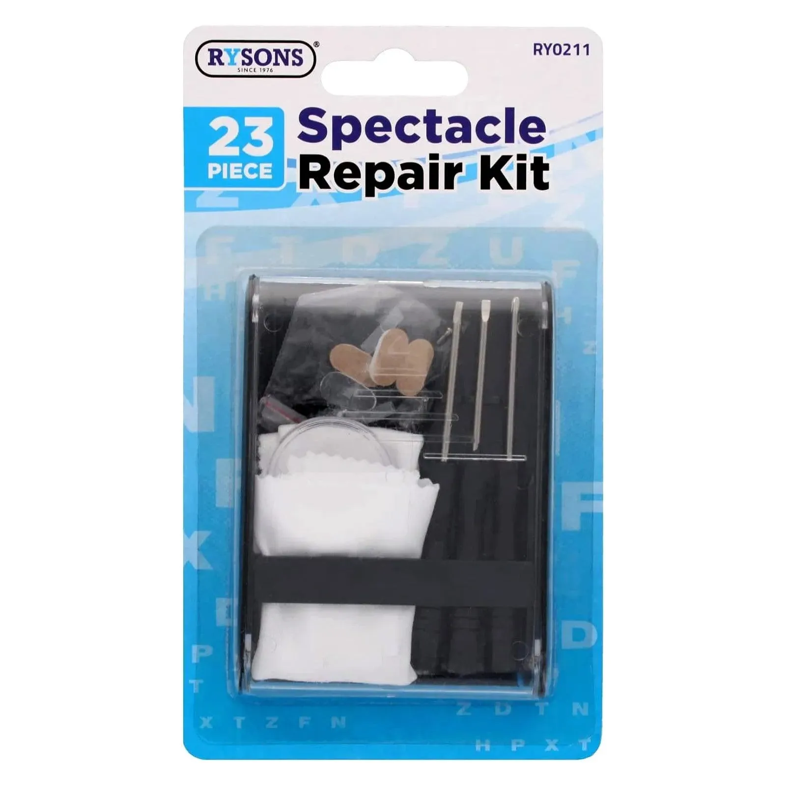 23 Piece Spectacles Repair Kit for Glasses and Sunglasses | Optical Tool Set & Case