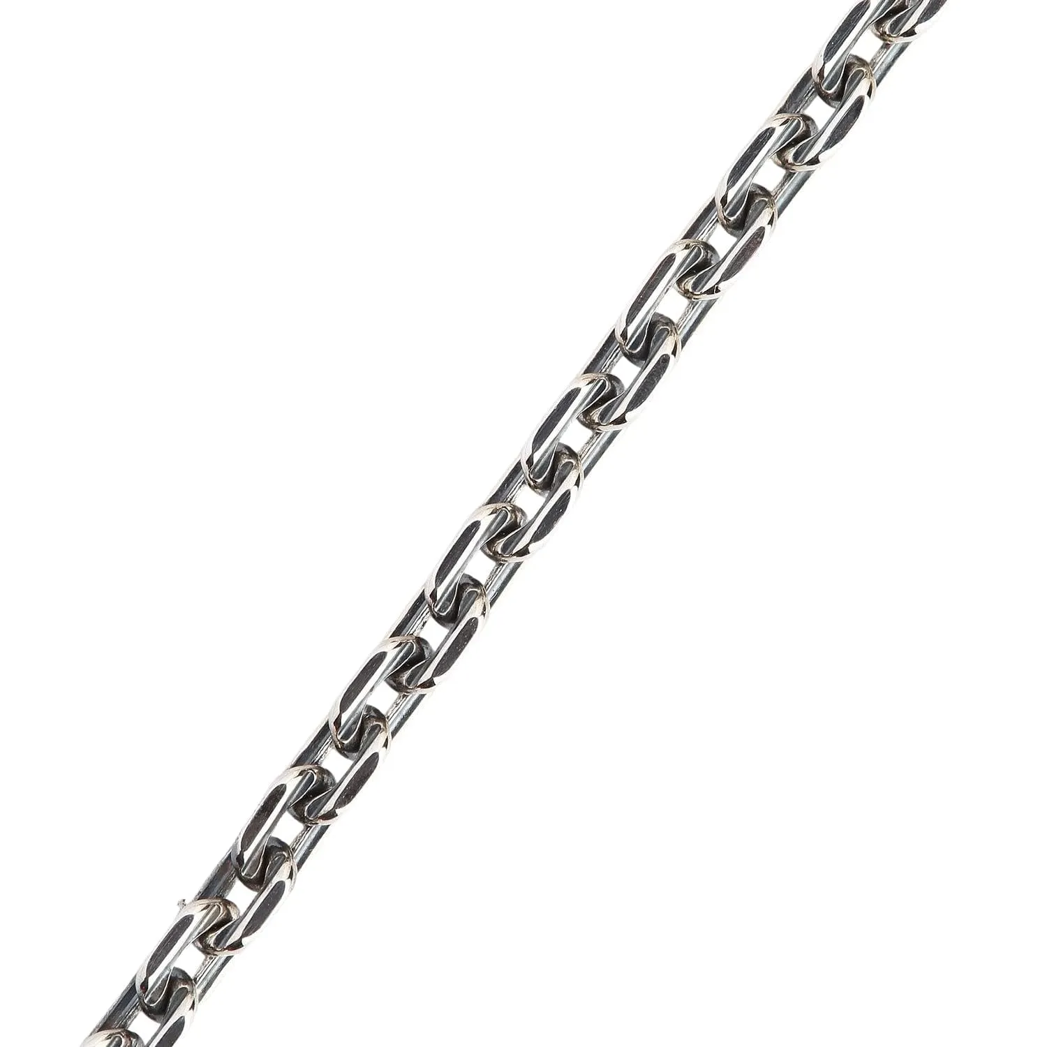 2mm chain sterling silver necklace