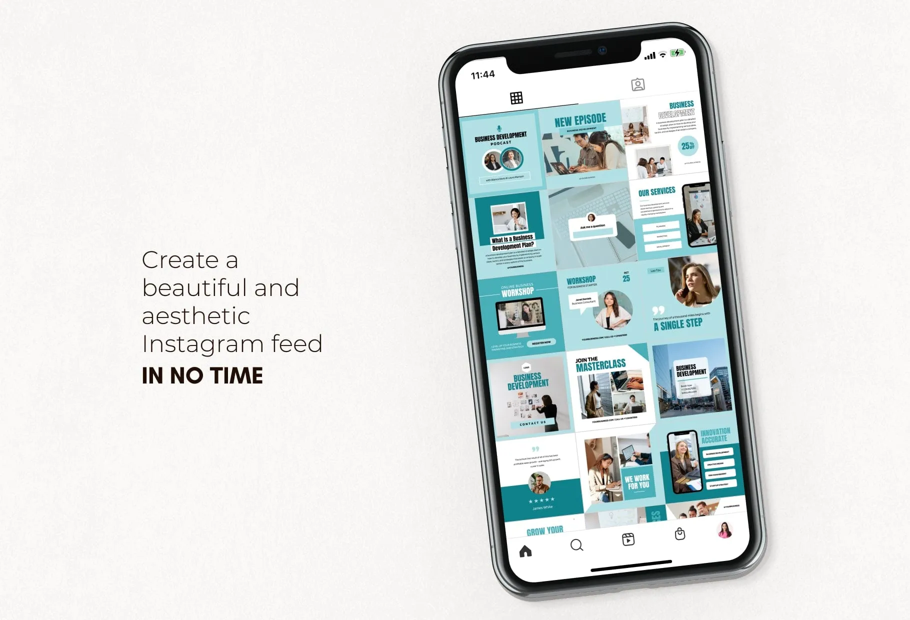 30 Business Development Instagram Post Canva Templates