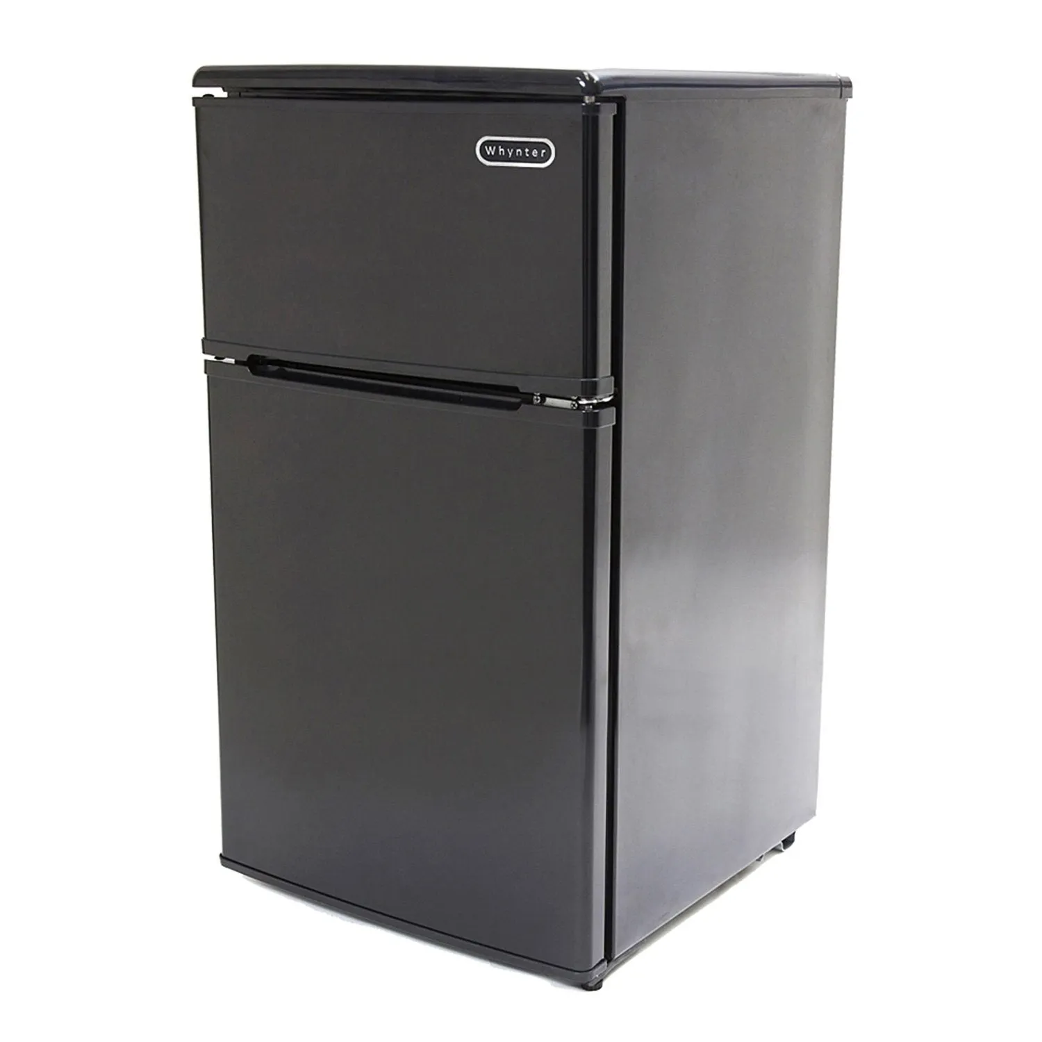 3.1 Cubic Foot Energy Star Compact Refrigerator Freezer in Black Dry Erase