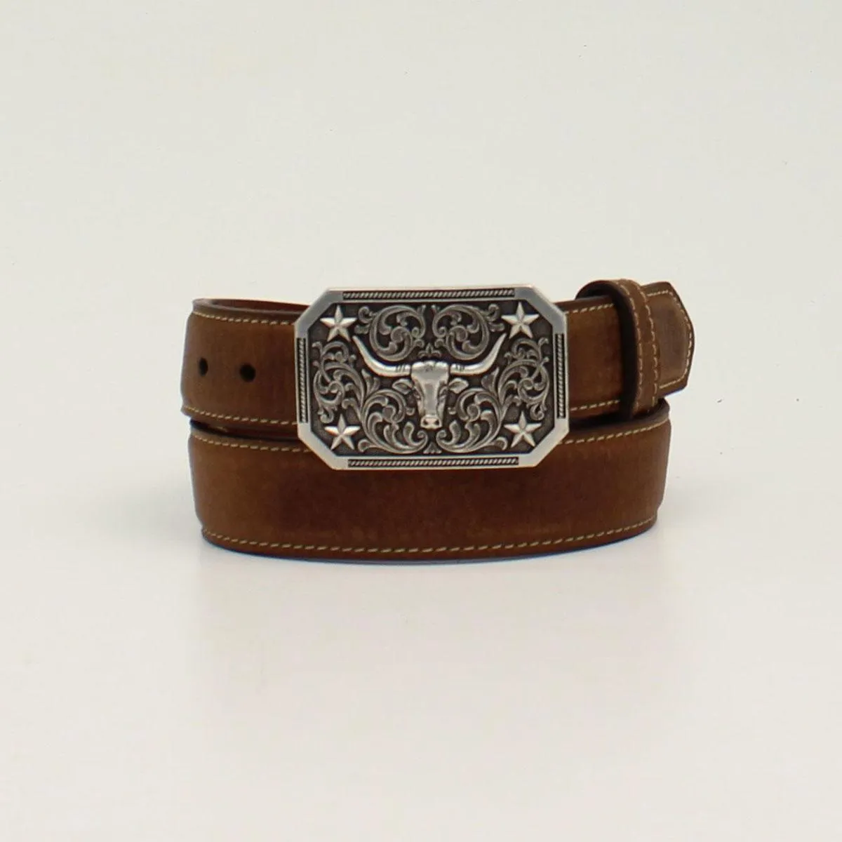 3D BOYS LONGHORN BUCKLE BELT