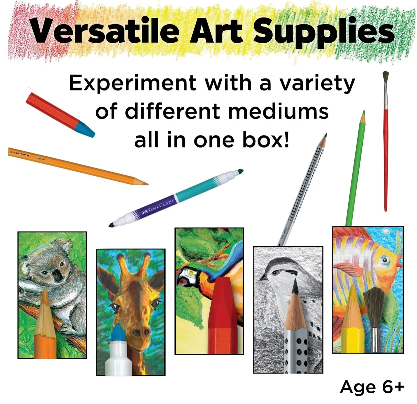 64- Piece Young Artist Essentials Art Set