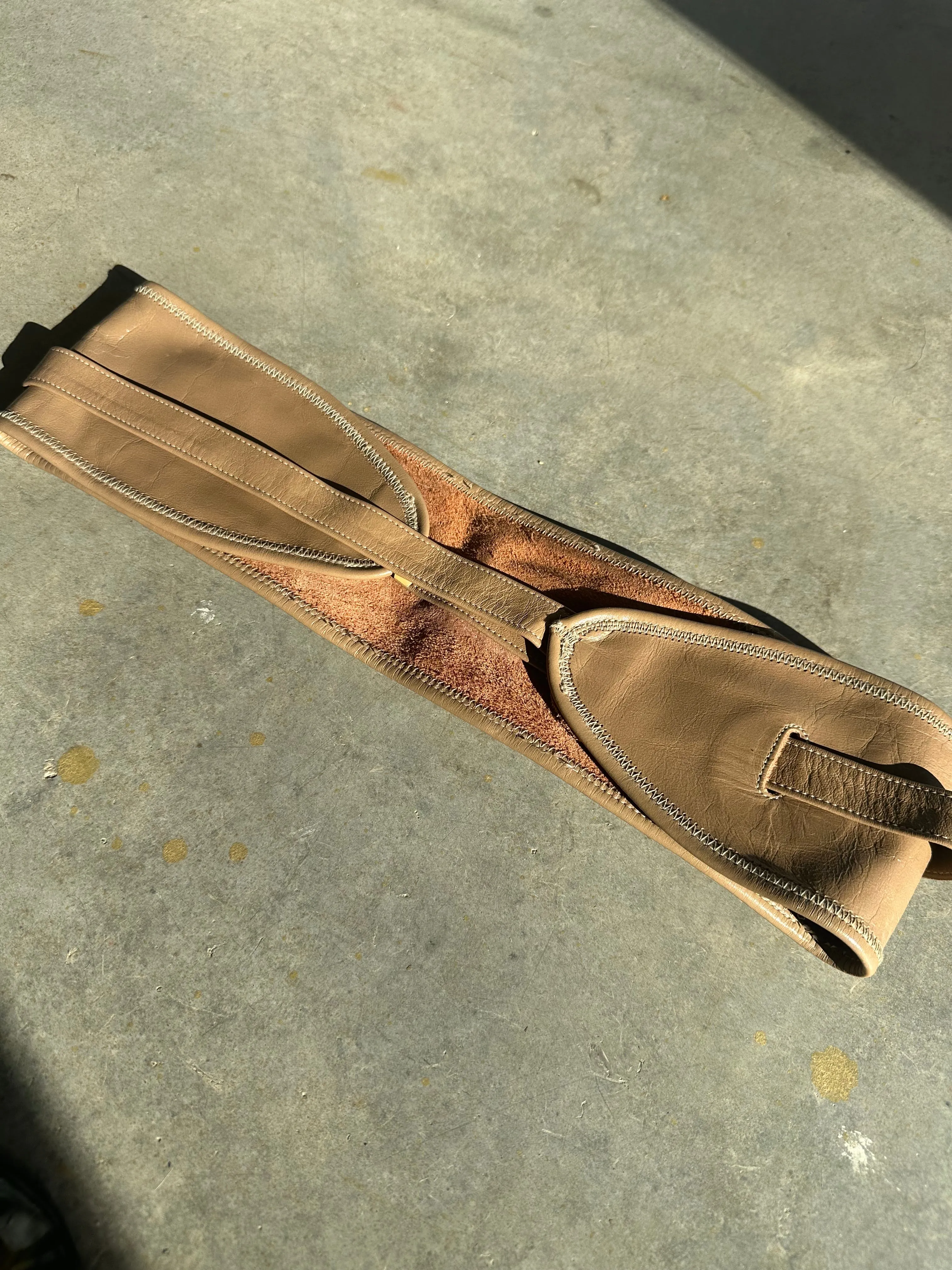 70’s Leather Wrap Belt