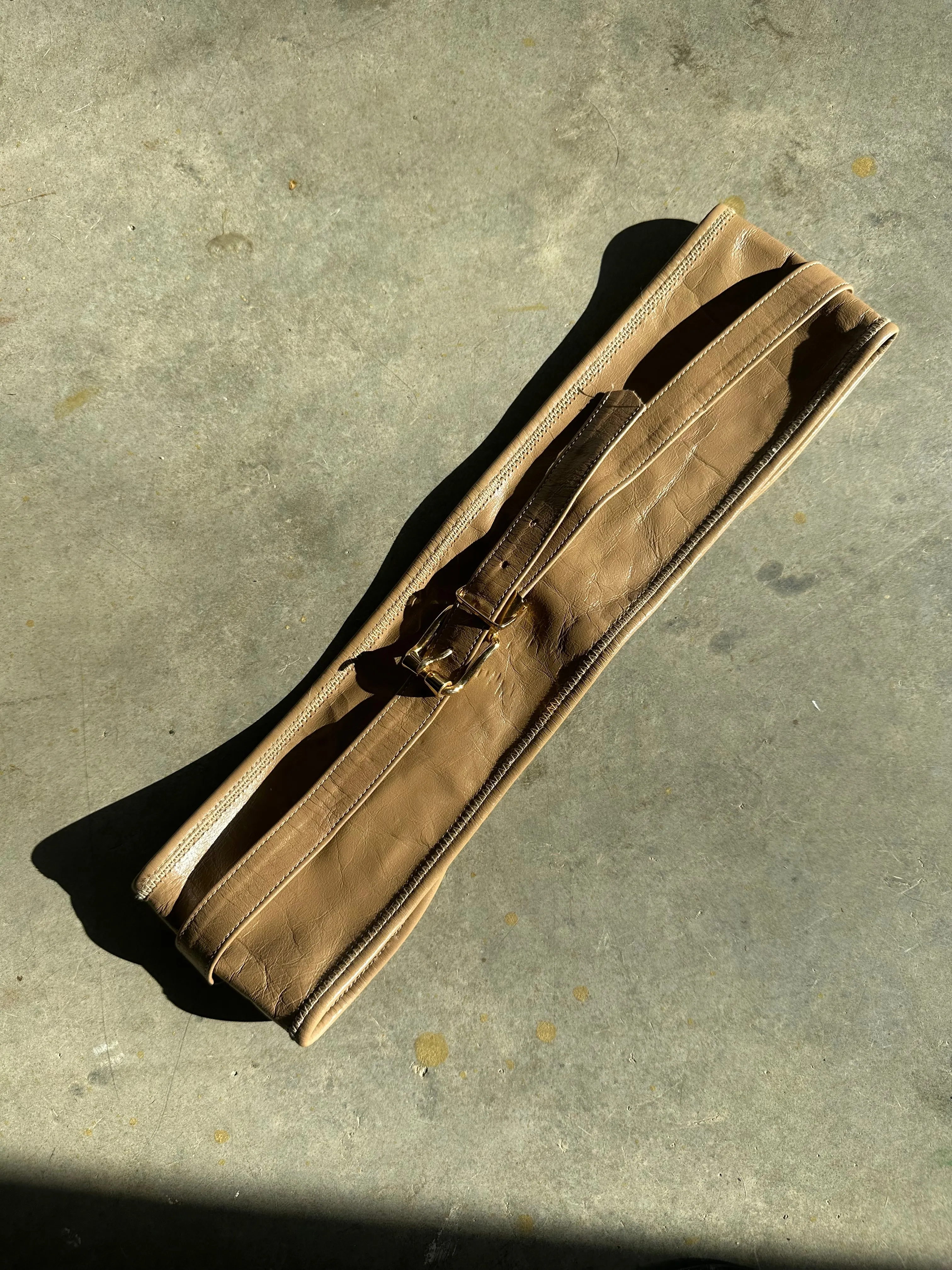 70’s Leather Wrap Belt