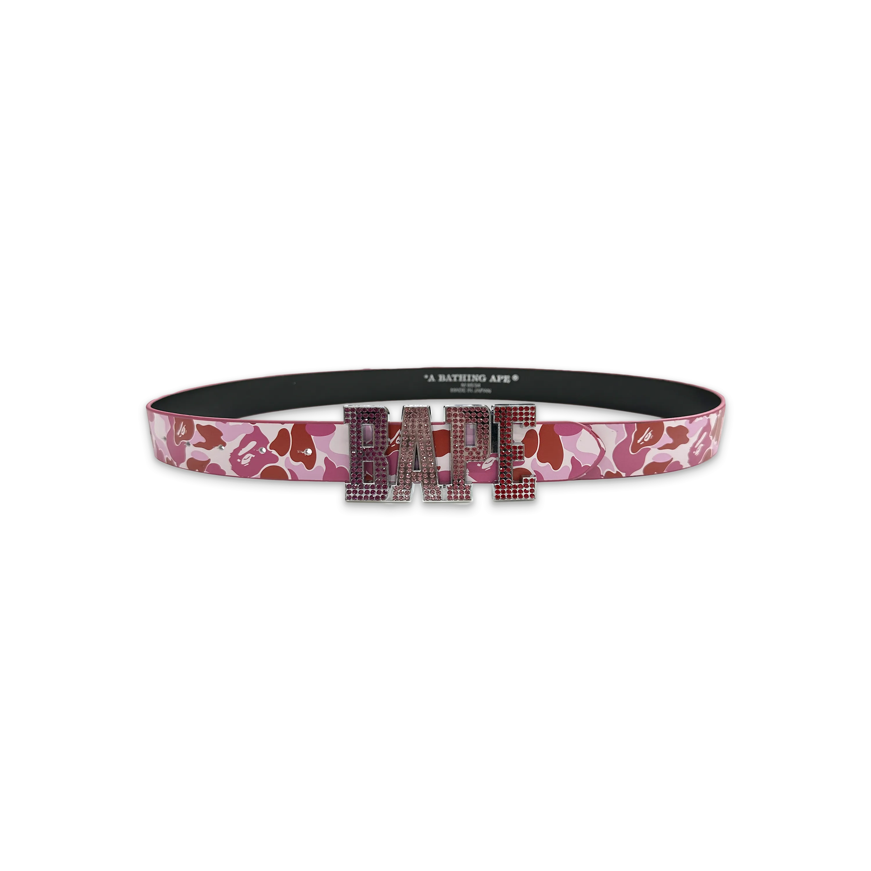 ABC Camo Leather Belt "Pink"