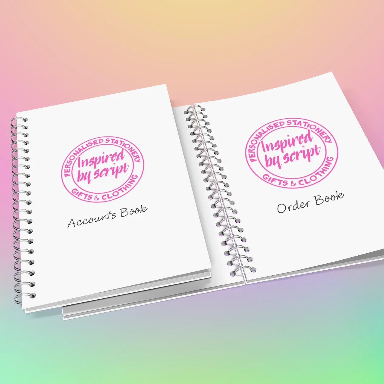 ACCOUNTS & ORDER BUNDLE - A5 SPIRAL BOUND WITH 60 PAGES EACH!
