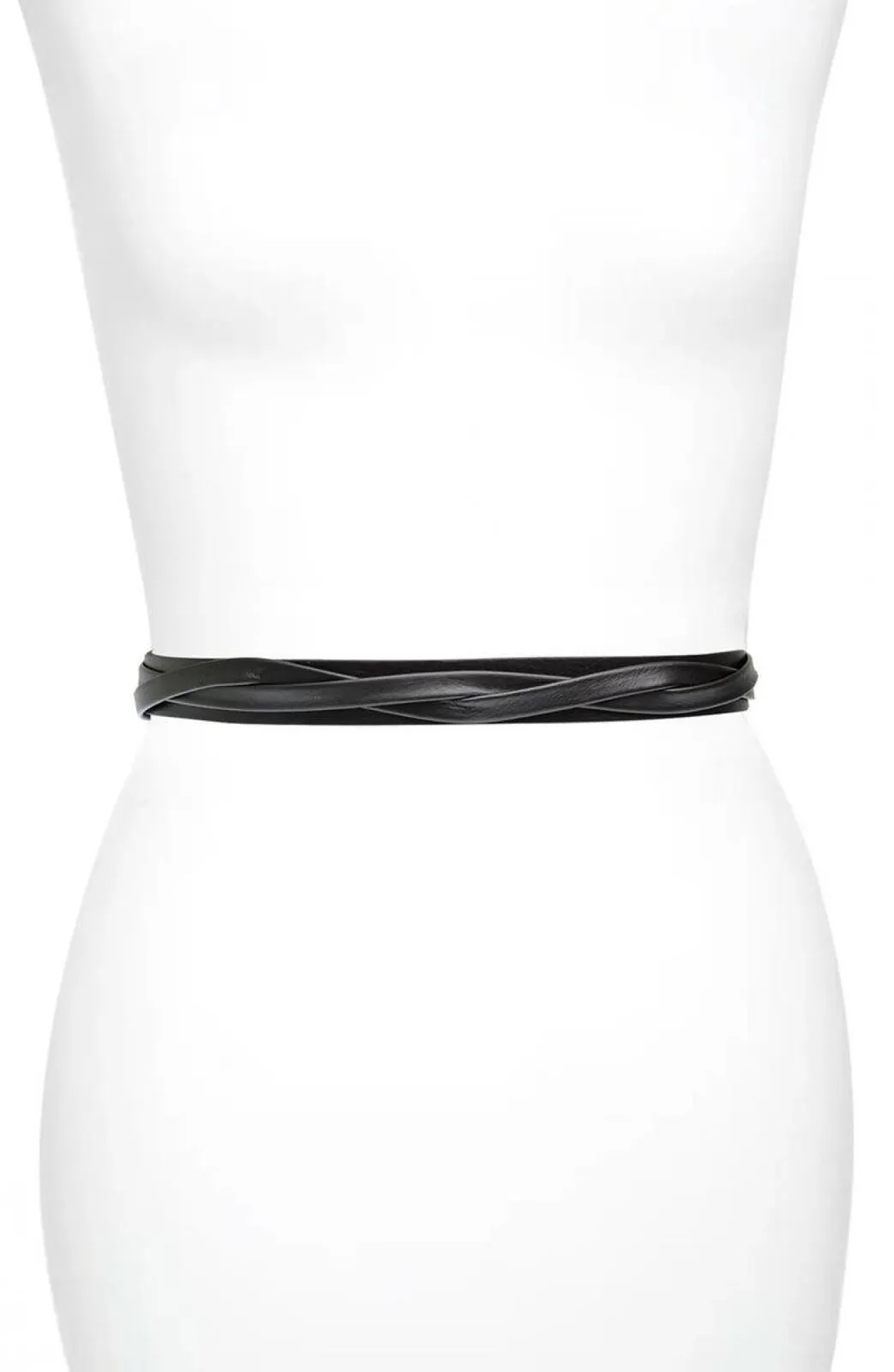 Ada Womens Skinny Leather Wrap Belt
