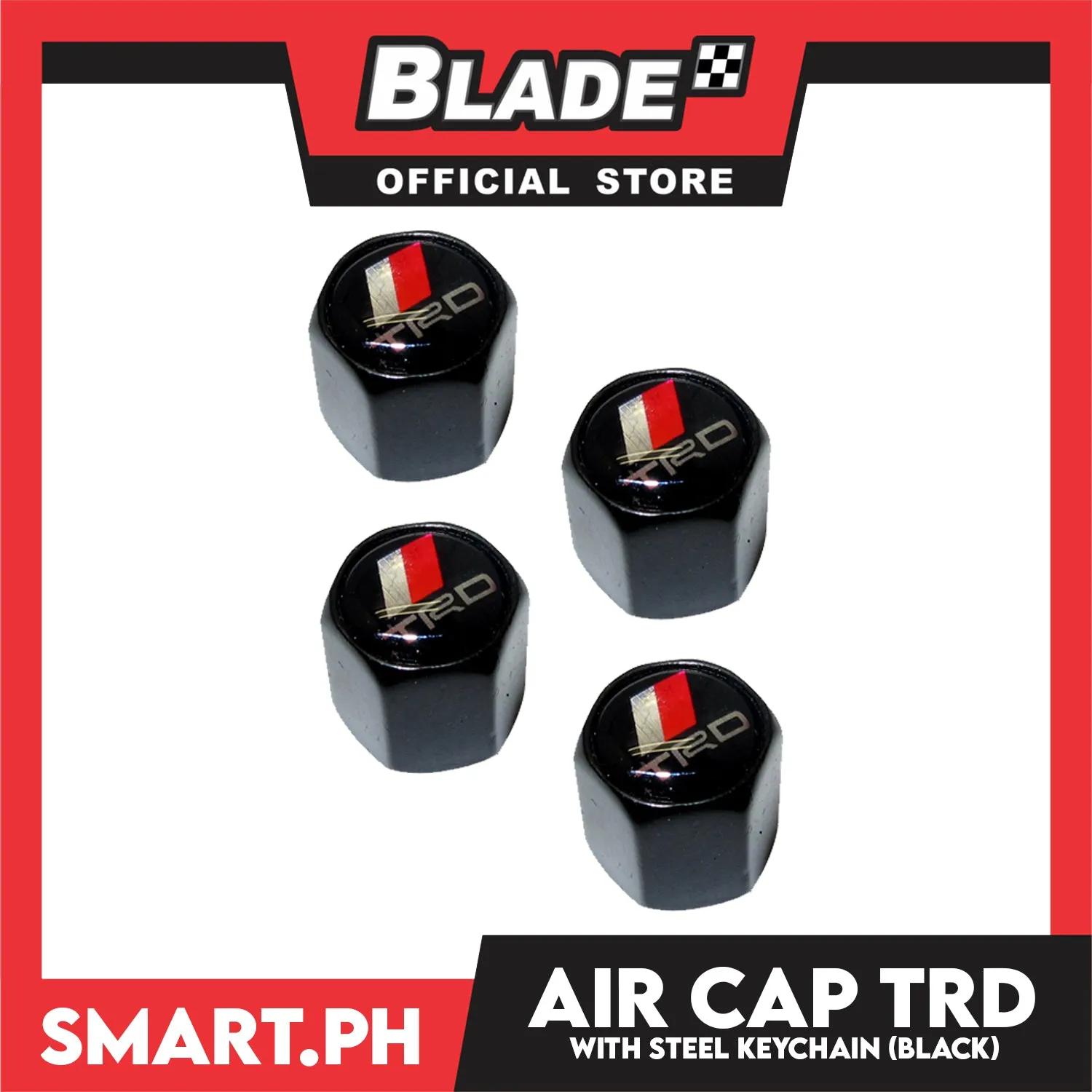 Air Cap Visonter With Keychain (Assorted Car Brands)