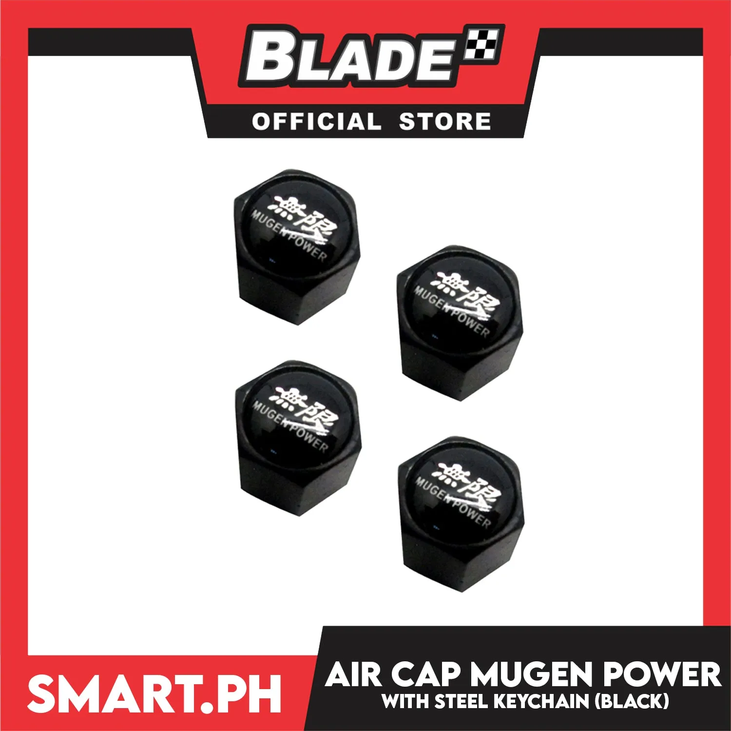 Air Cap Visonter With Keychain (Assorted Car Brands)