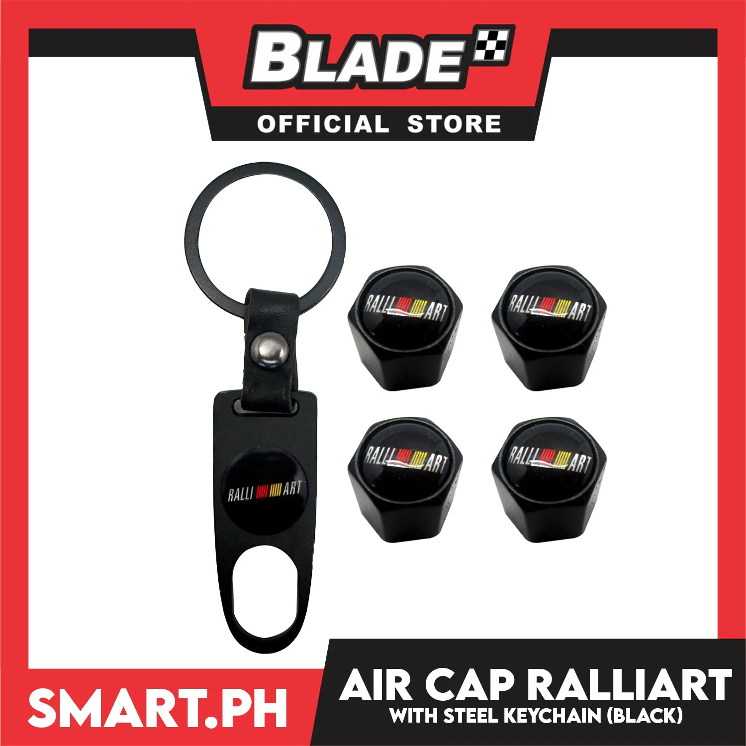 Air Cap Visonter With Keychain (Assorted Car Brands)