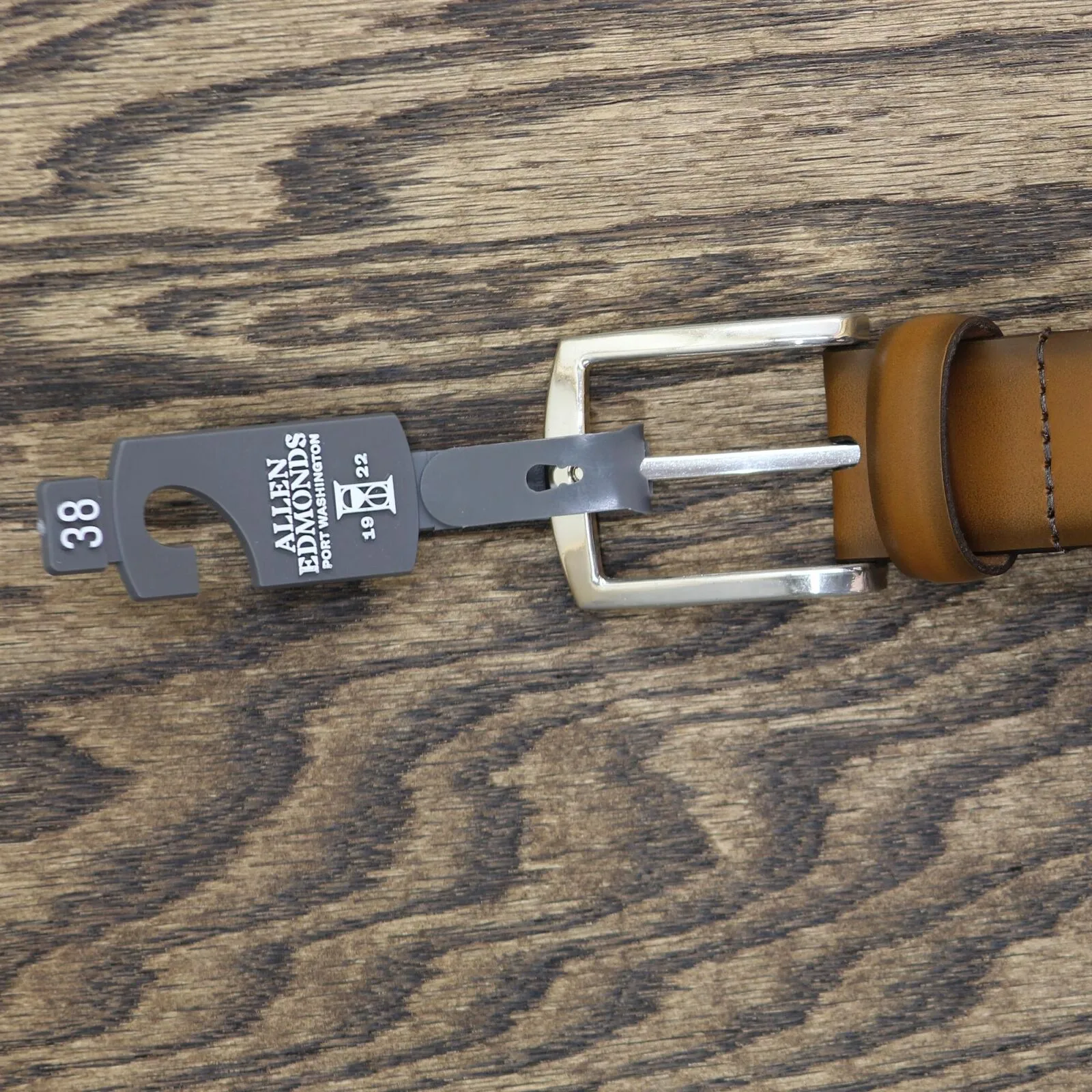Allen Edmonds Mens Midland Ave. Avenue Leather Belt