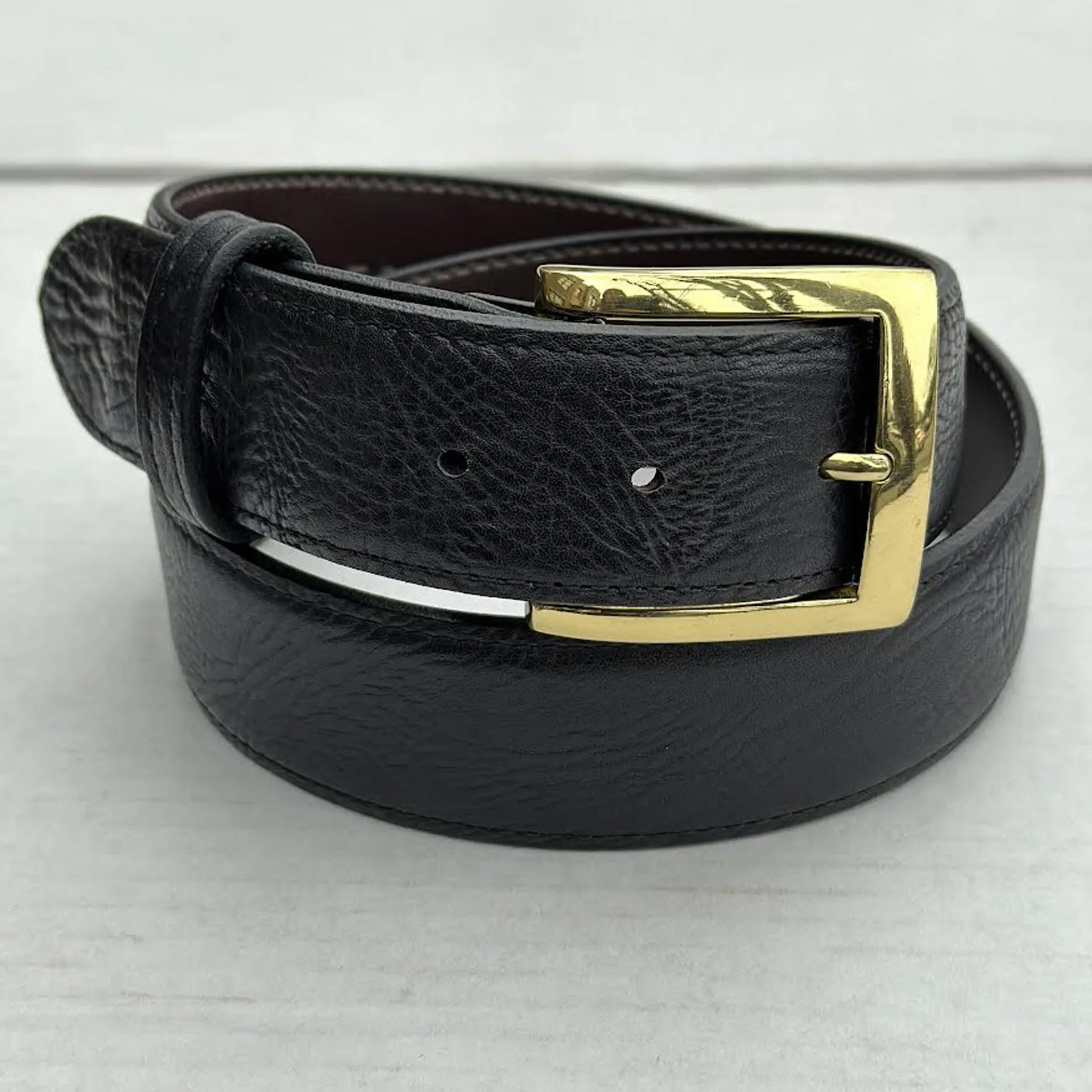 American Handmade Bison Belt