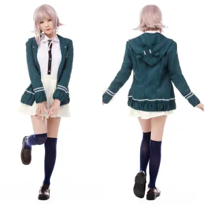 Anime Danganronpa 2 Cosplay Costume Chiaki Nanami Uniform Jacket Coat Halloween Carnival Costume