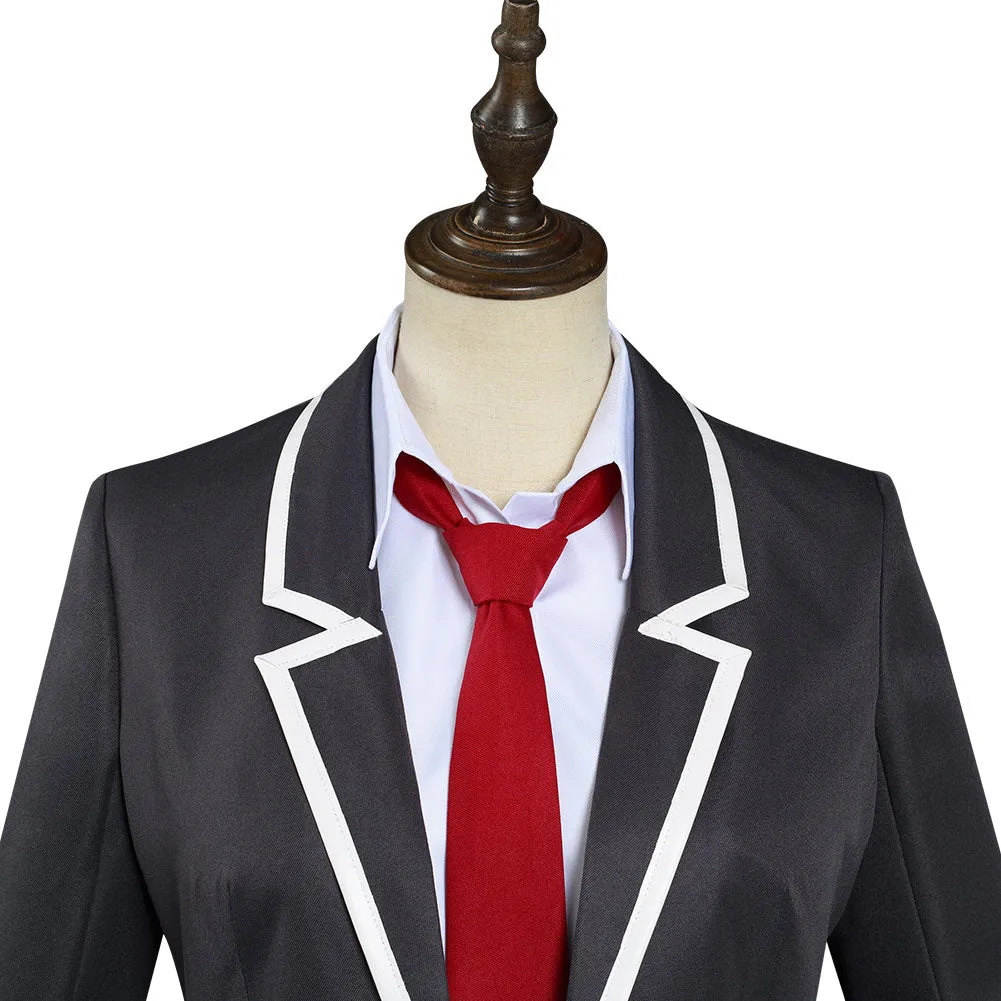Anime Tenkuu Shinpan/High-Rise Invasion Halloween Carnival Suit Mayuko Nise Cosplay Costume Dress Outfit