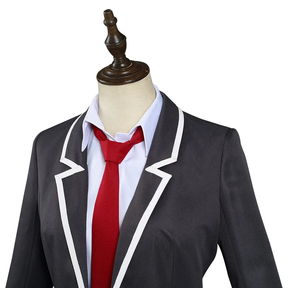 Anime Tenkuu Shinpan/High-Rise Invasion Halloween Carnival Suit Mayuko Nise Cosplay Costume Dress Outfit