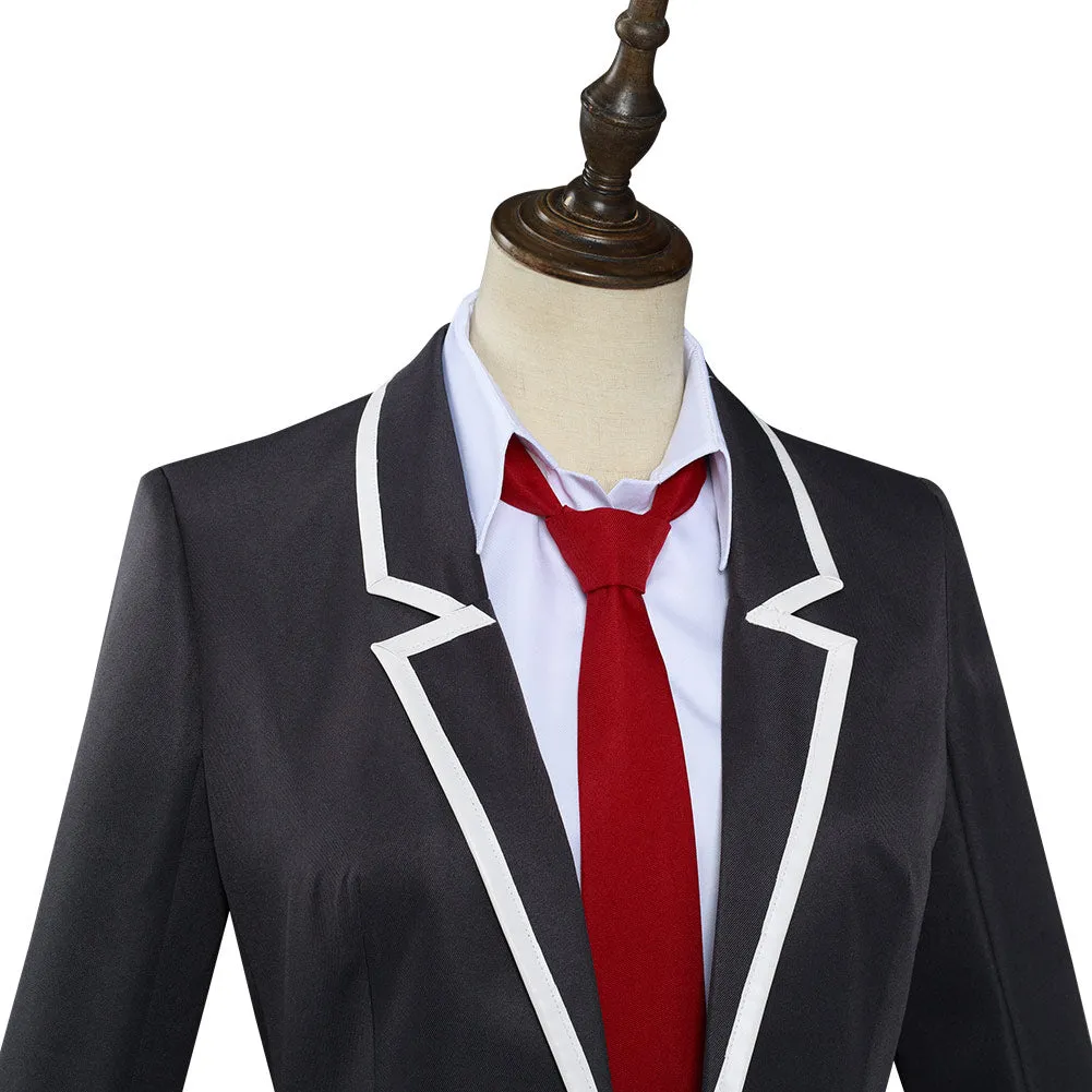 Anime Tenkuu Shinpan/High-Rise Invasion Halloween Carnival Suit Mayuko Nise Cosplay Costume Dress Outfit
