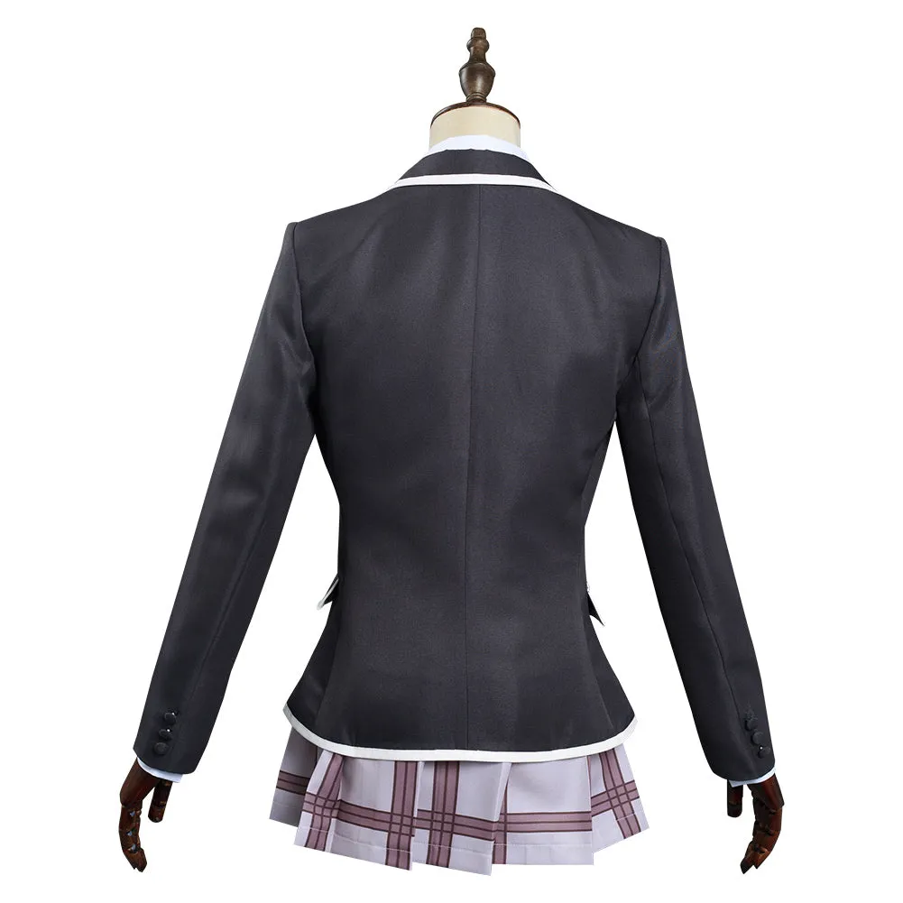 Anime Tenkuu Shinpan/High-Rise Invasion Halloween Carnival Suit Mayuko Nise Cosplay Costume Dress Outfit
