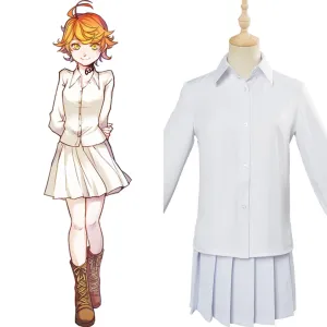 Anime The Promised Neverland Emma Cosplay Costume
