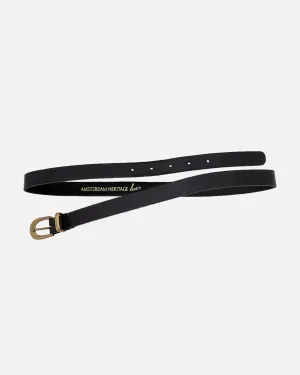 Ank Skinny Leather Belt