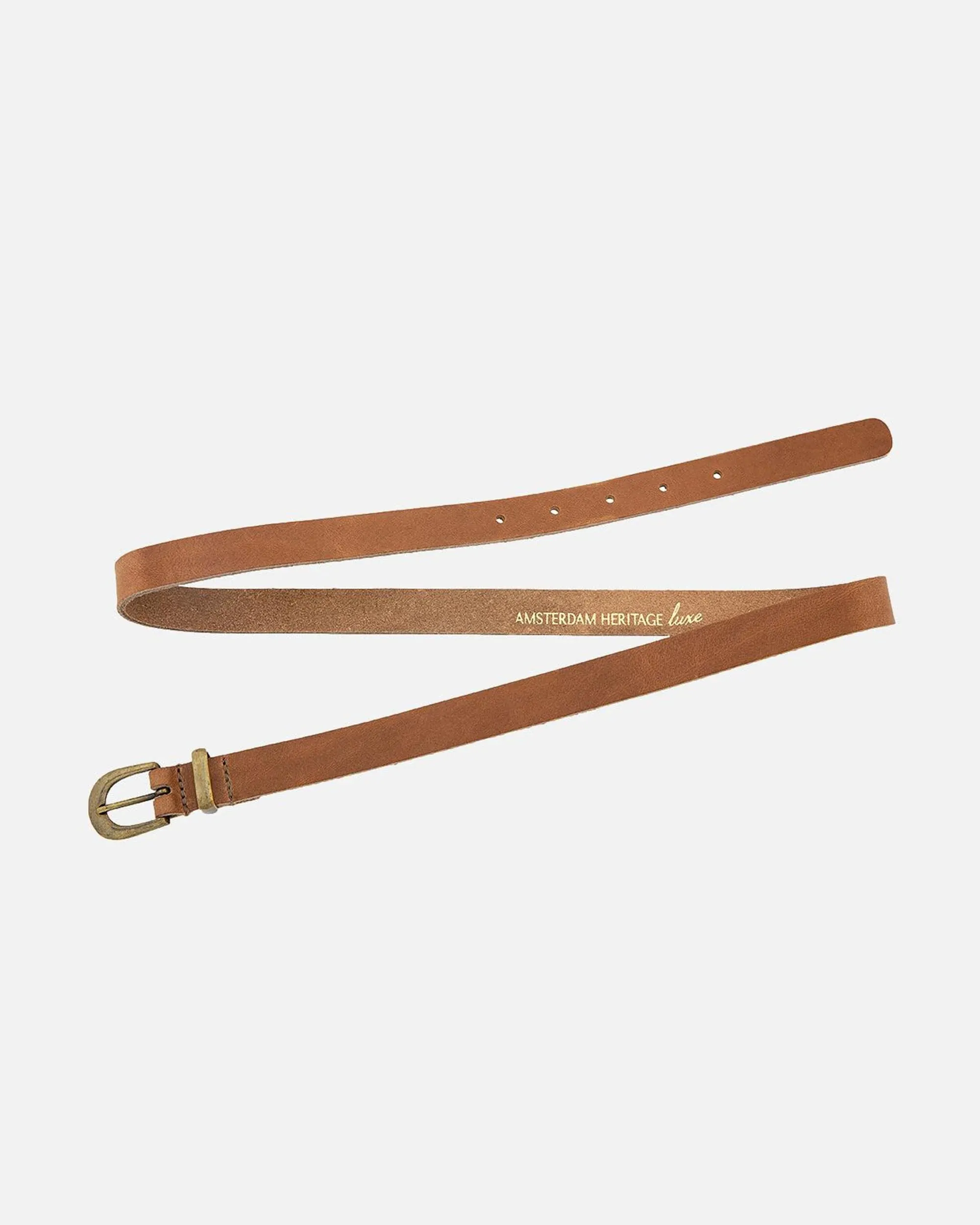 Ank Skinny Leather Belt