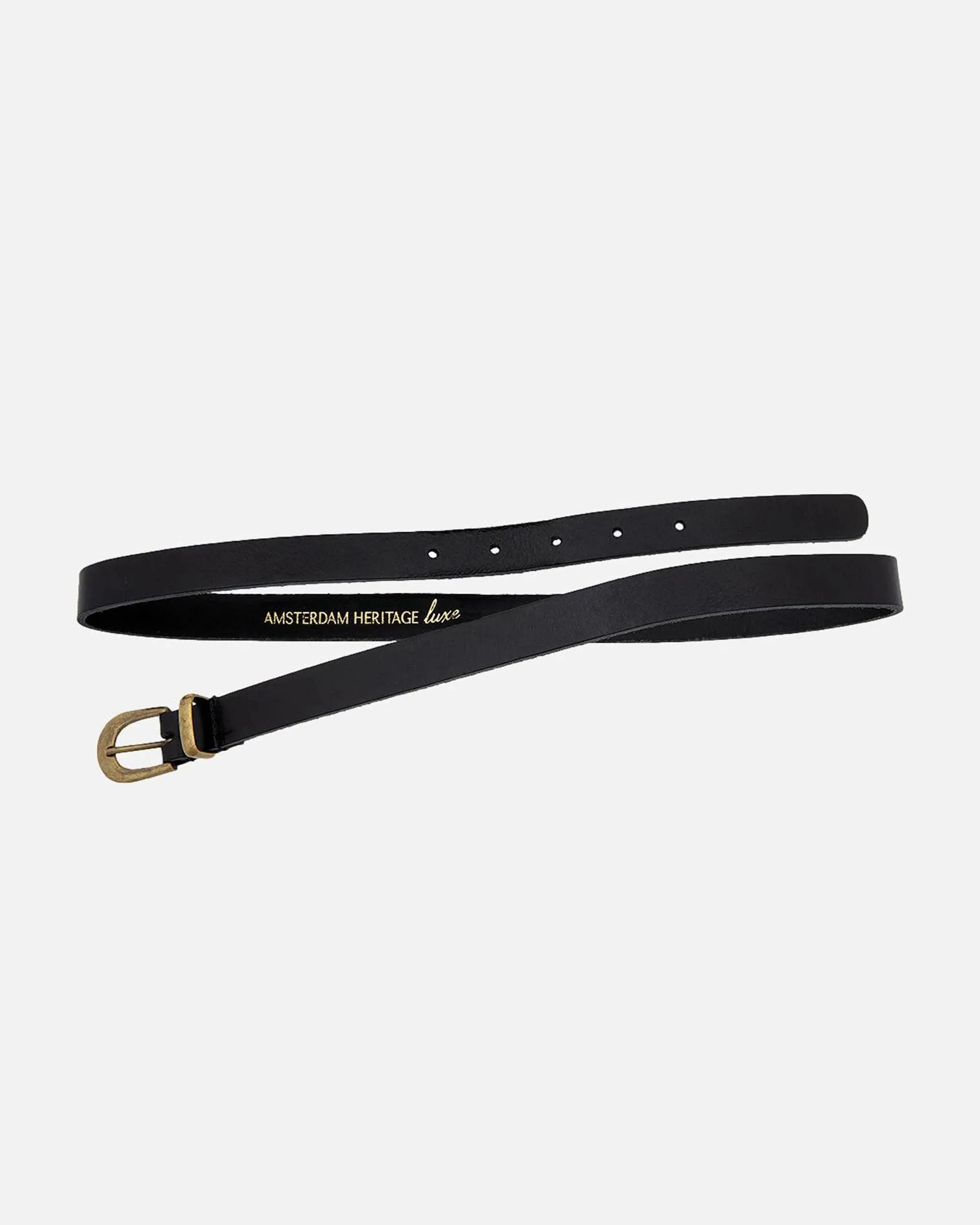 Ank Skinny Leather Belt