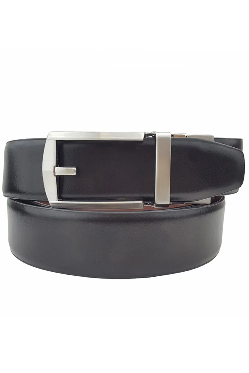 Anzell Men's Adjustable & Reversable Leather Belt
