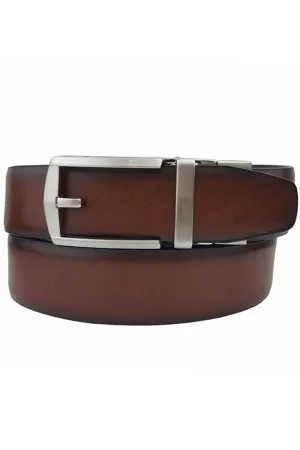 Anzell Men's Adjustable & Reversable Leather Belt