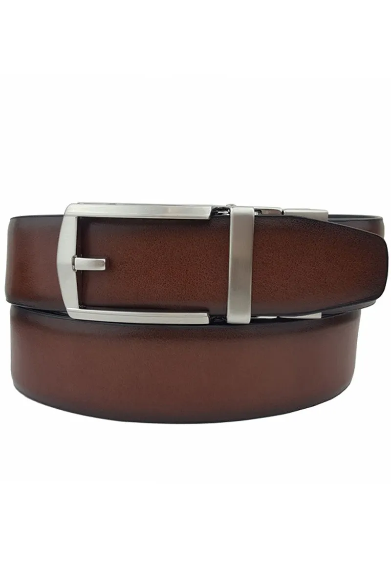Anzell Men's Adjustable & Reversable Leather Belt