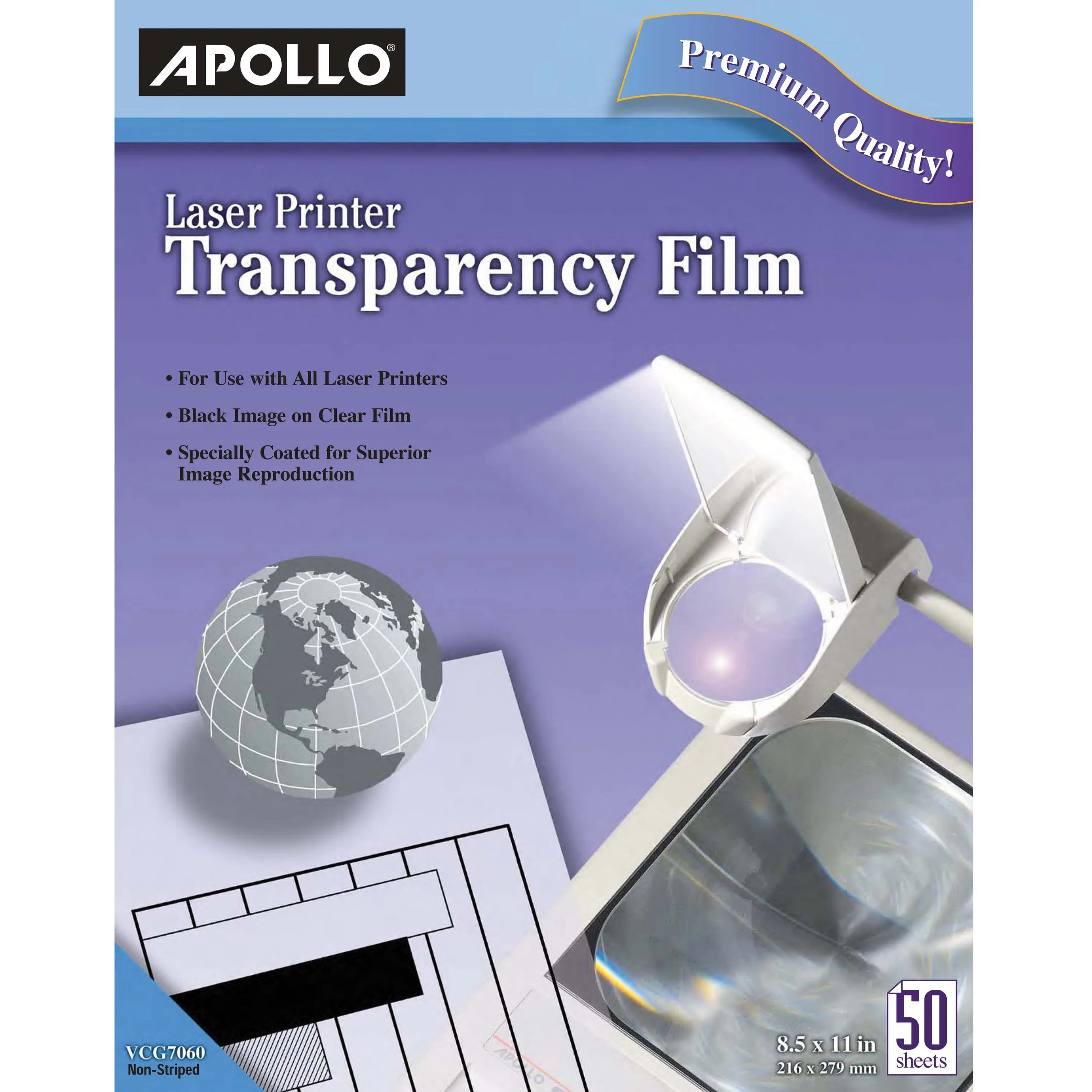 Apollo Laser, Inkjet Transparency Film