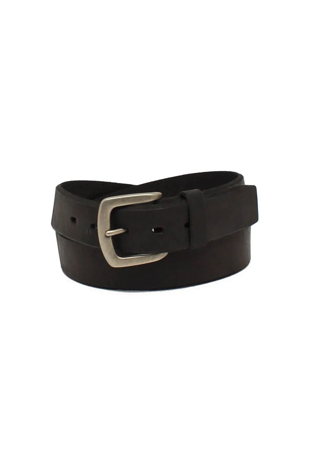 Ariat Beveled Edge Leather Belt for Men in Black | A1037401-BLACK