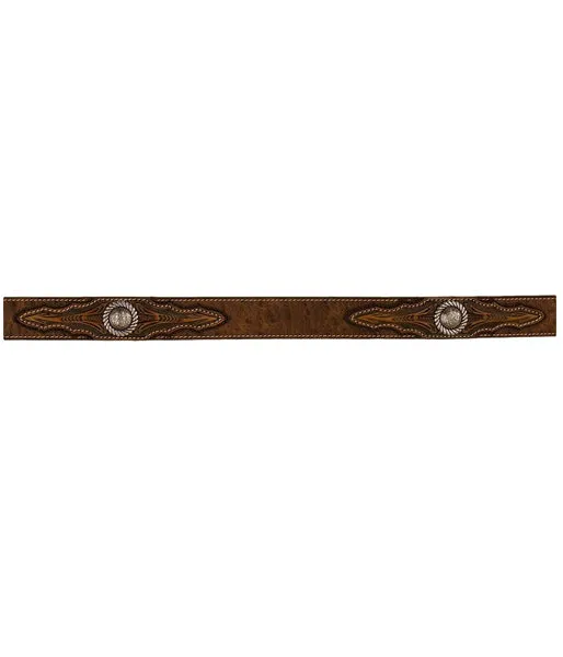 ARIAT® BROWN CLASSIC LEATHER BELT