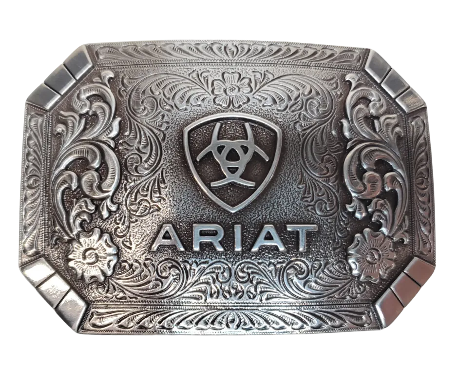Ariat Logo Rect. Western Buckle