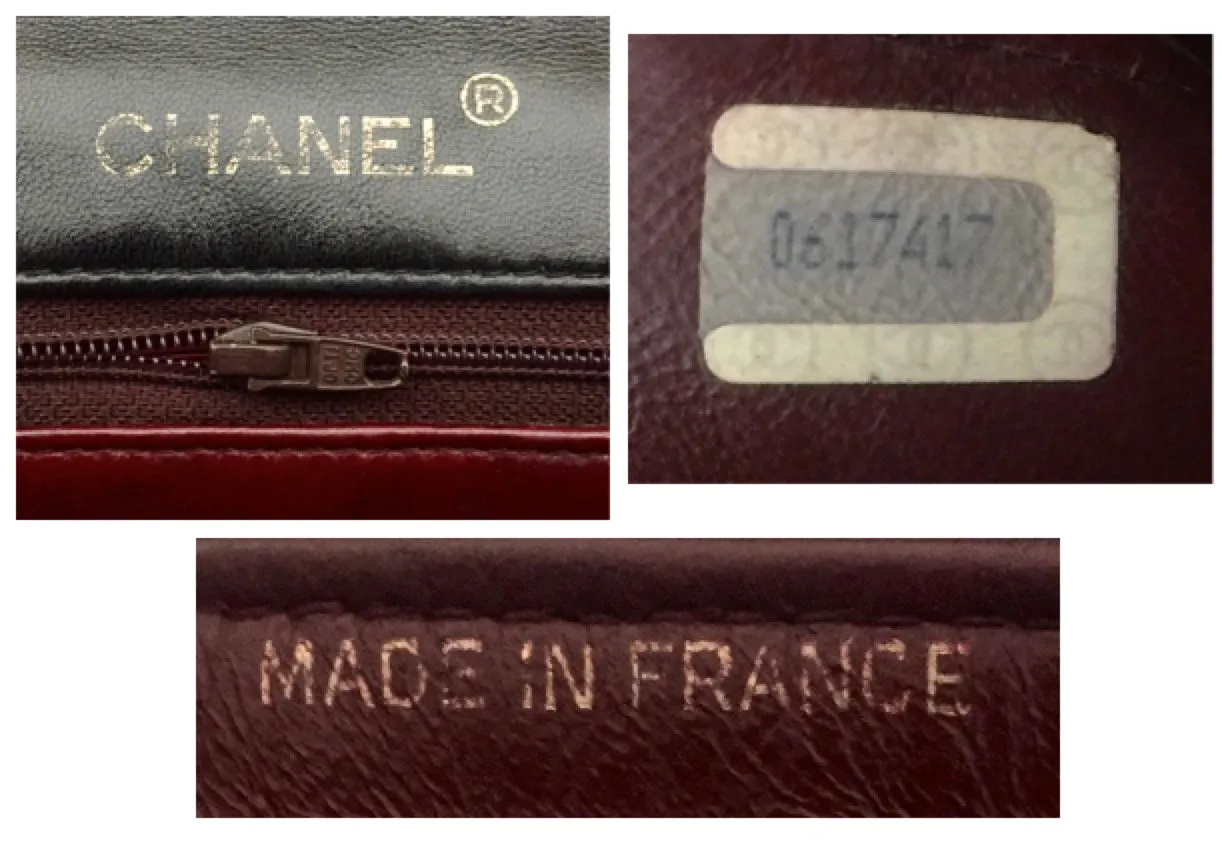 Authentic Chanel Vintage Black Lambskin 2.55 Mini Flapover