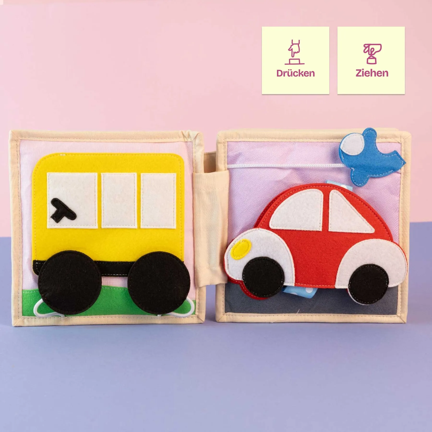 Autobahn – 6 Seiten Mini Quiet Book