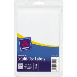 Avery® Removable ID Labels