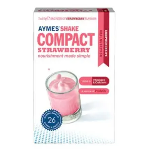 Aymes Compact Strawberry Shake Sachet 57g x 7